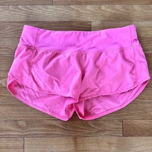 lululemon speed up low rise lined short 2.5”
